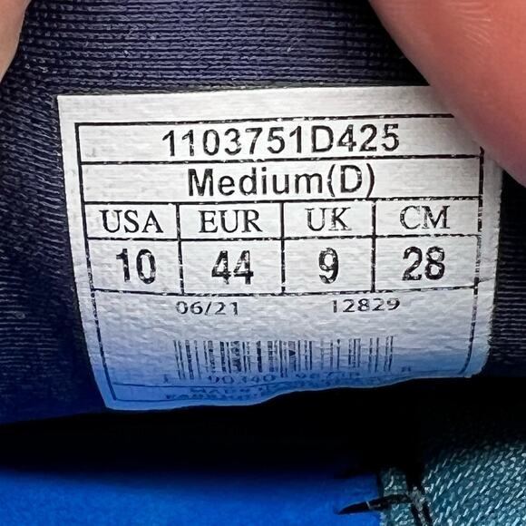 Brooks Shoes Mens 10 Range 2 DNA Navy Blue Running Walking Sneaker - Picture 7 of 9